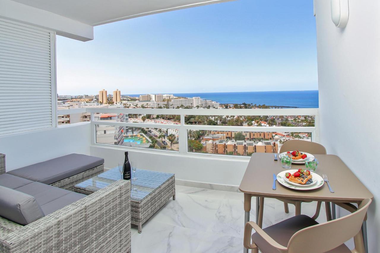 Stylish Modern Studio With Ocean View And Pools, 1001, Ponderosa Playa de las Americas  Exteriör bild